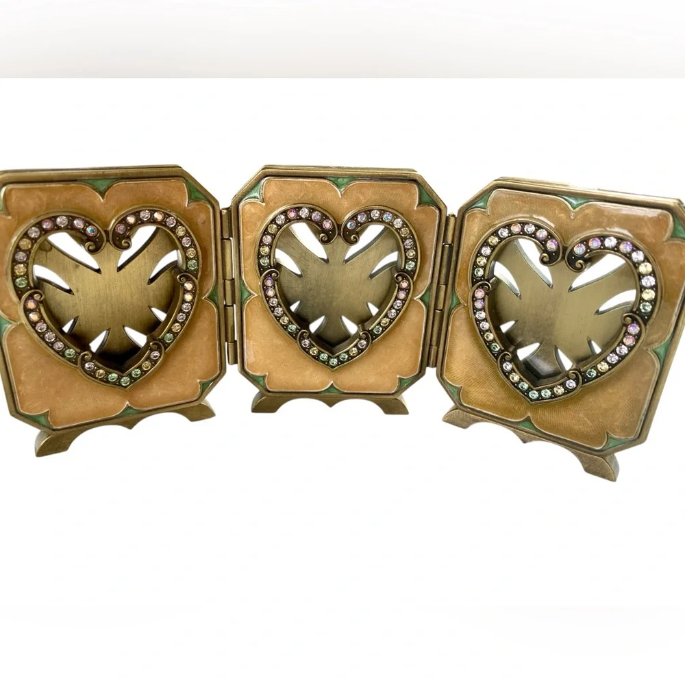 🌸Jay Strongwater Tryptich Heart Frame
